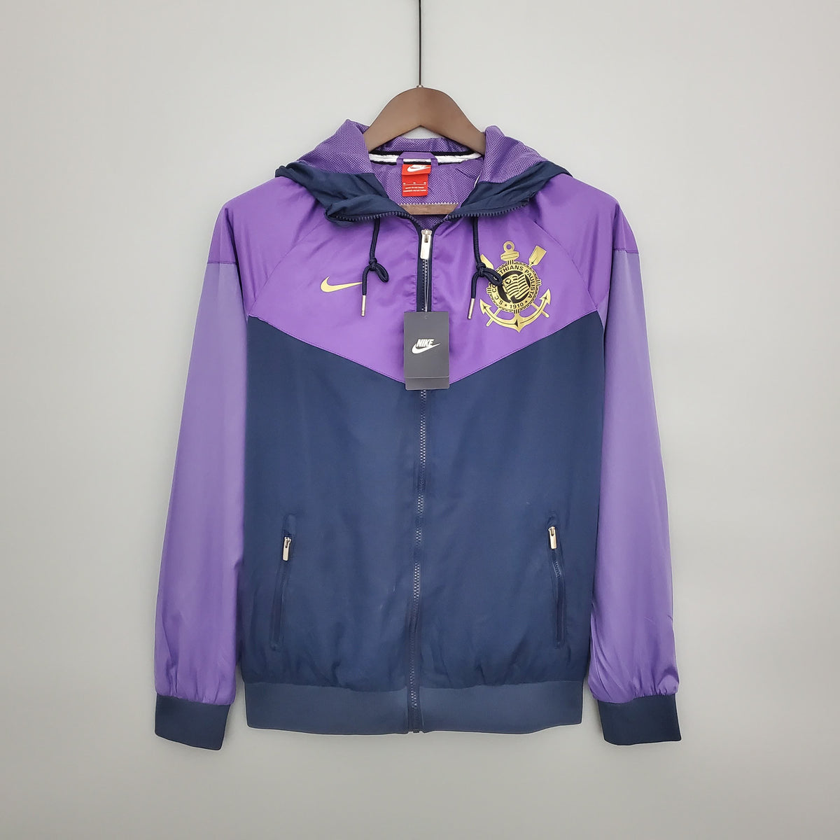 21/22 CorinthiansBR Windbreaker Purple Blue