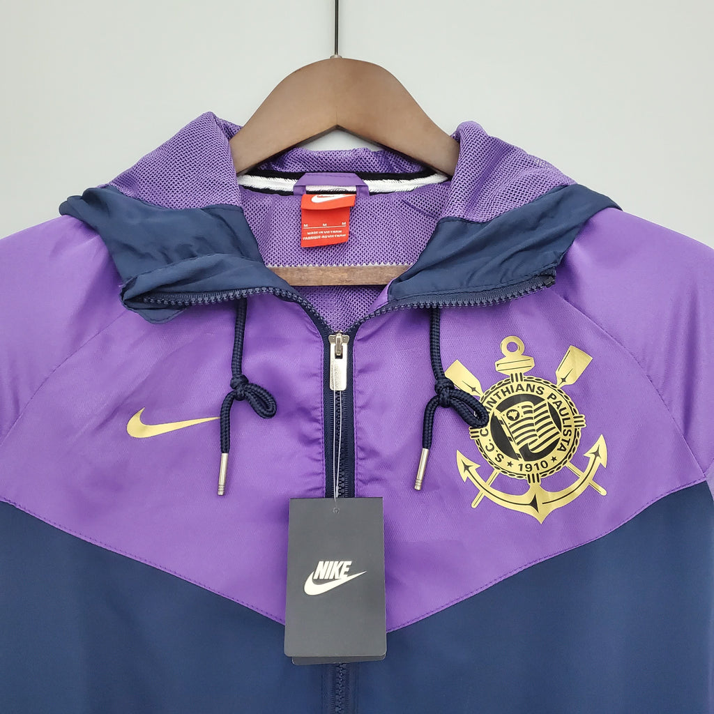21/22 CorinthiansBR Windbreaker Purple Blue