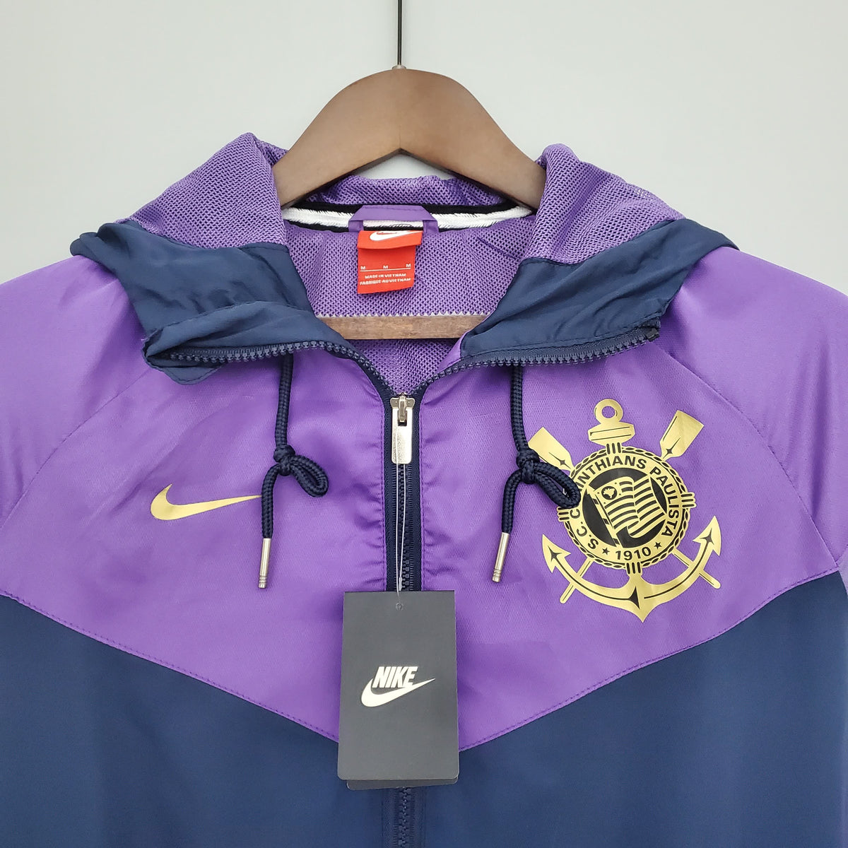 21/22 CorinthiansBR Windbreaker Purple Blue