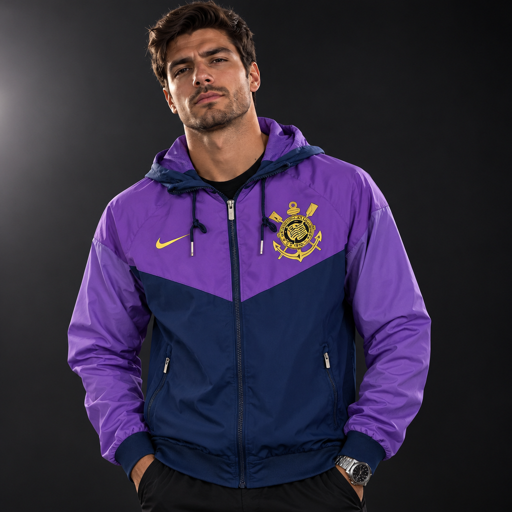 21/22 CorinthiansBR Windbreaker Purple Blue