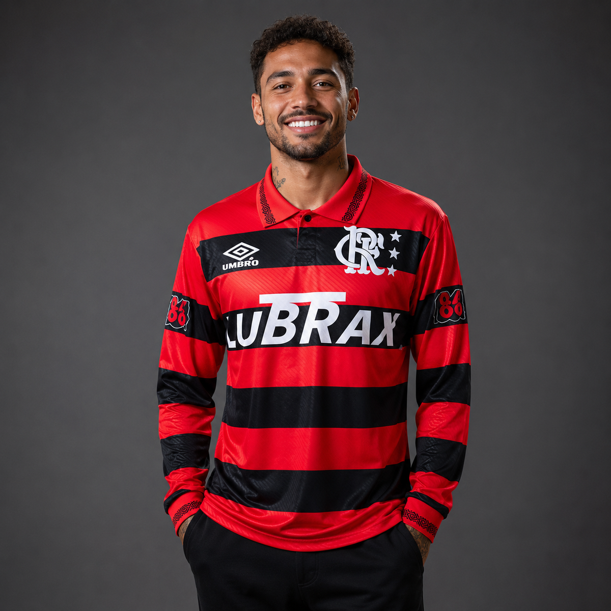 Flamengo 94/95 RARA MANGA LONGA