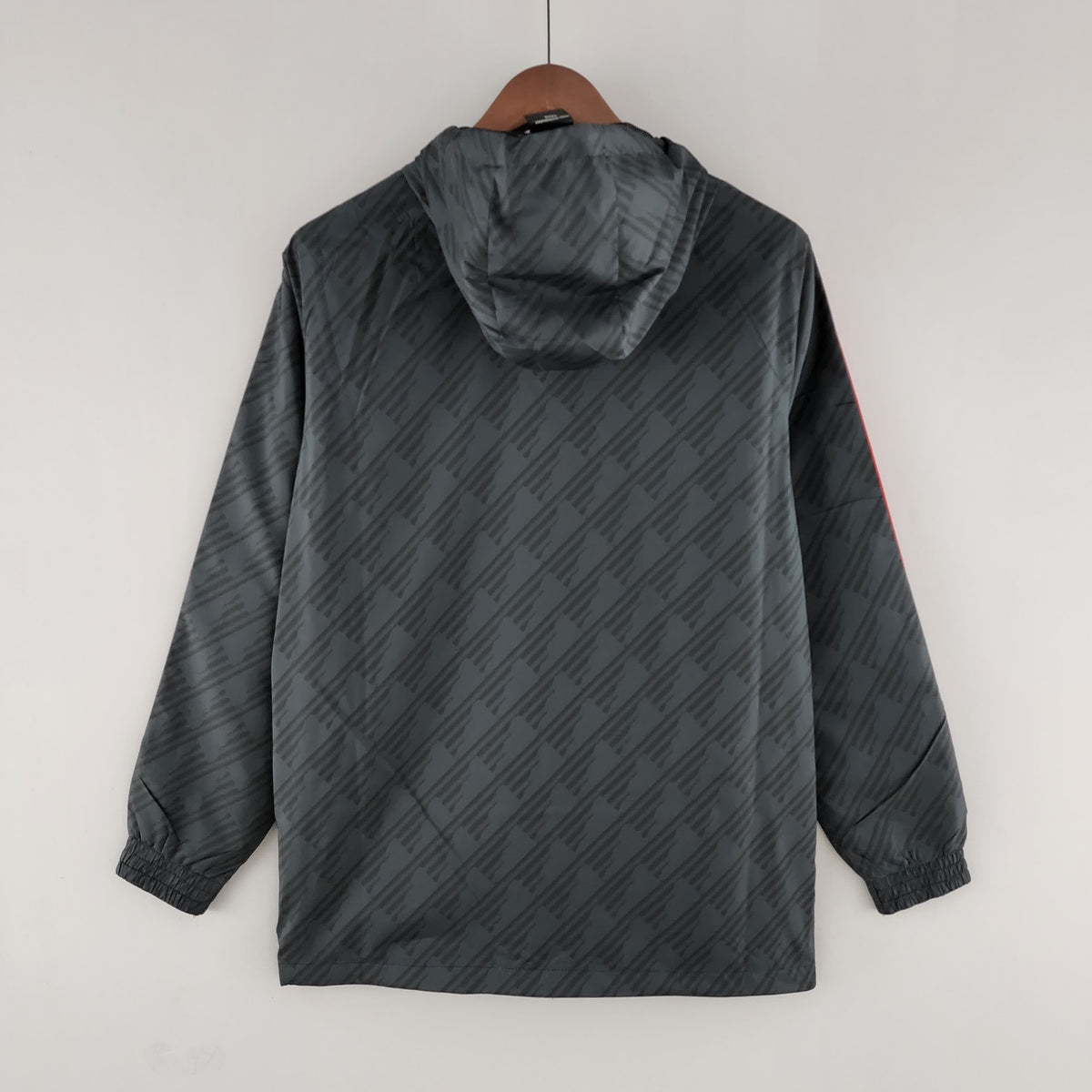 2022 Flamengo Windbreaker Black Red Edge