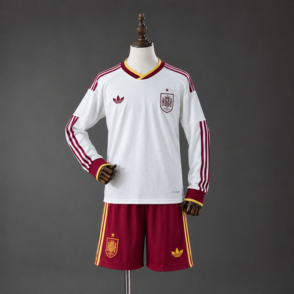 Espanha 2026 II Long-Sleeve Kids Kit
