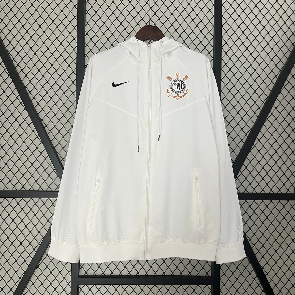 CorinthiansBR 24/25 Windbreaker White