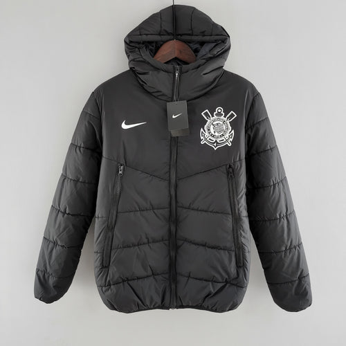 2022 CorinthiansBR Cotton Jacket Black White Label