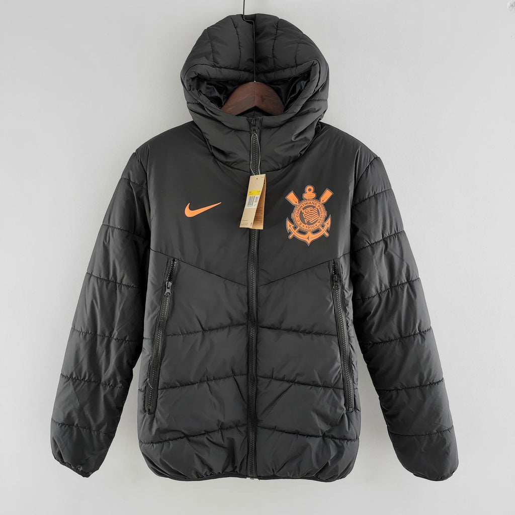 2022 CorinthiansBR Cotton Jacket Black Orange Label