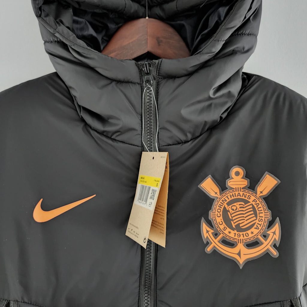 2022 CorinthiansBR Cotton Jacket Black Orange Label