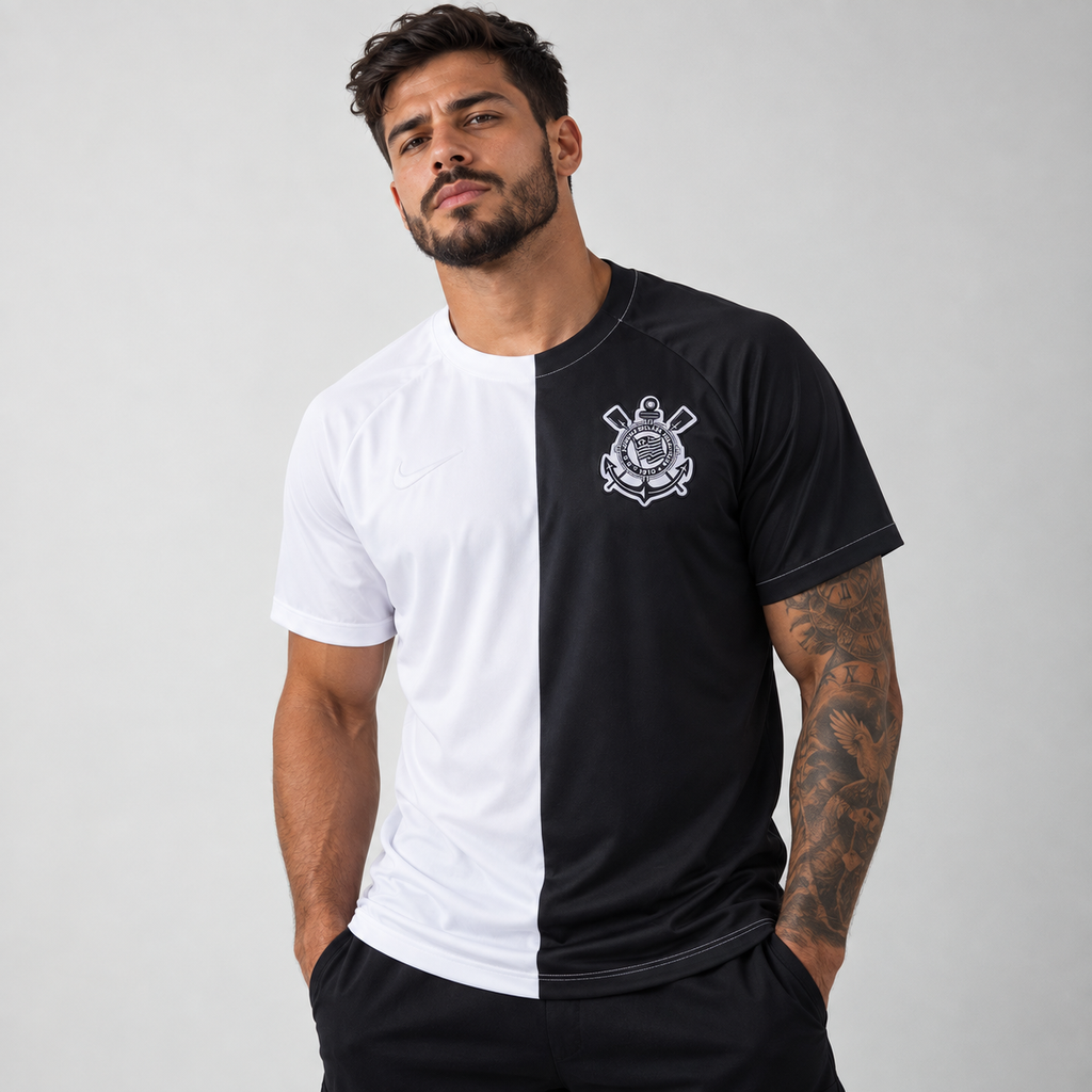 22/23 CorinthiansBR Pre-Match Black and White