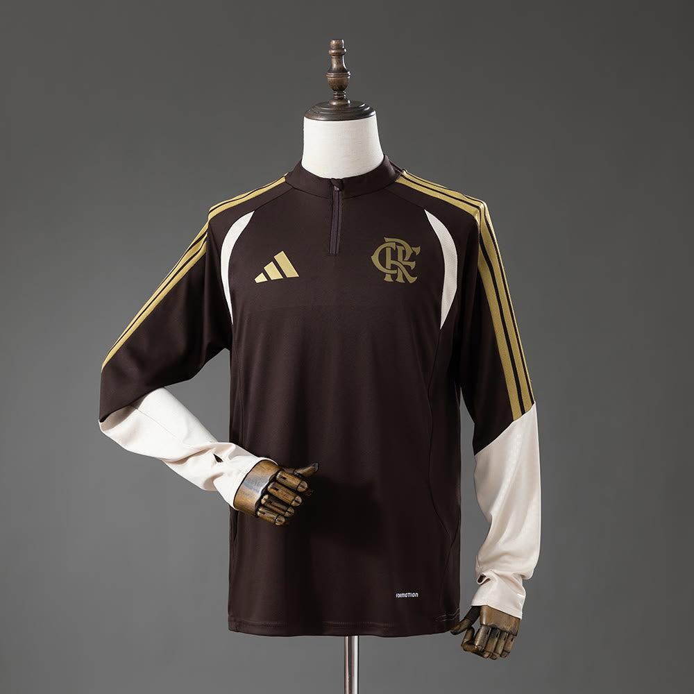 Flamengo 26/27 Long Sleeved Training uniform Brown