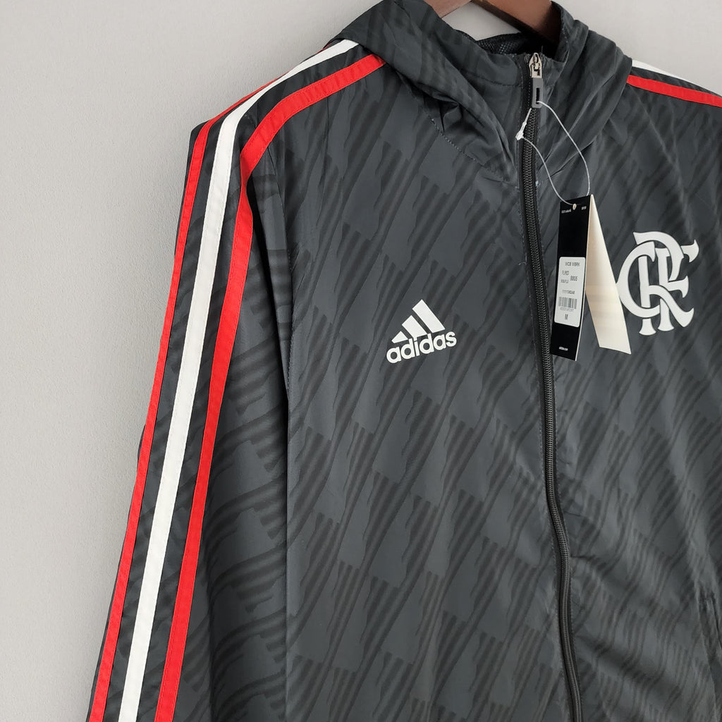 2022 Flamengo Windbreaker Black Red &amp; White