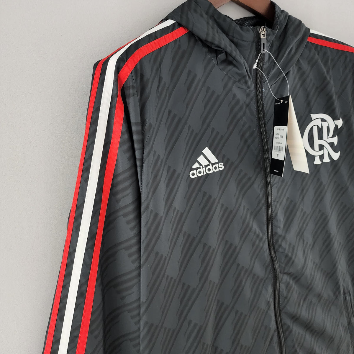 2022 Flamengo Windbreaker Black Red &amp; White
