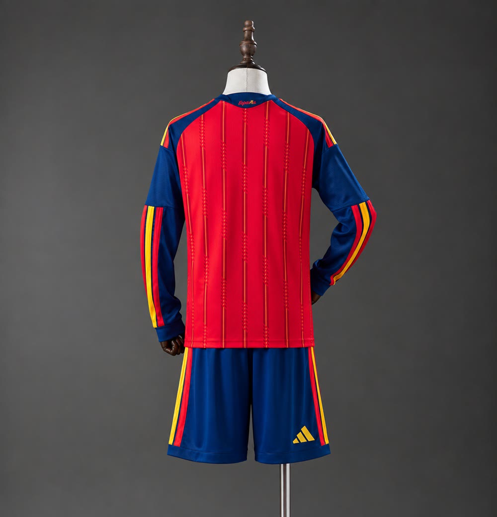 Espanha 2026 Long-Sleeve Kids Kit