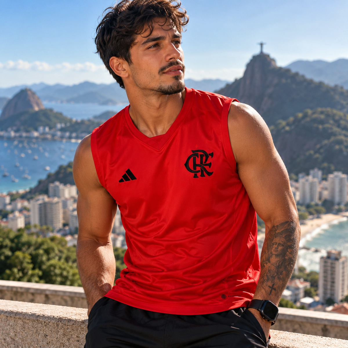 23/24 Regata Training Wear Flamengo Red